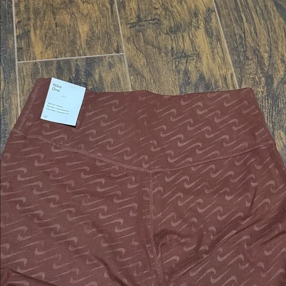 Nike Brown Dri-FIT Leggings 7/8 NWT - Picture 7 of 7